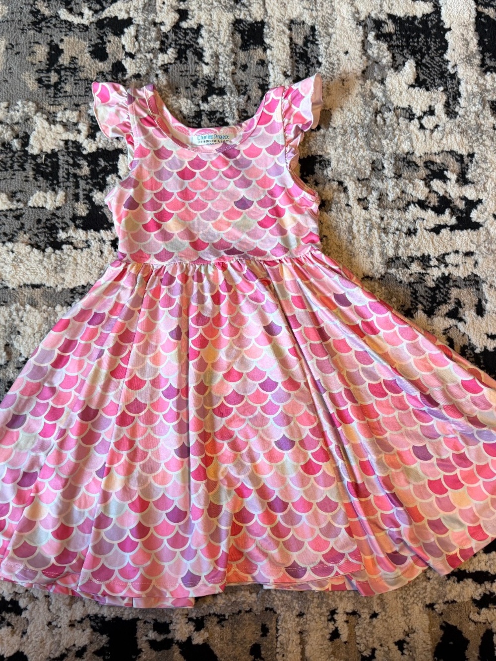 Scales spin dress with pockets Size 5/6 Charlie’s project